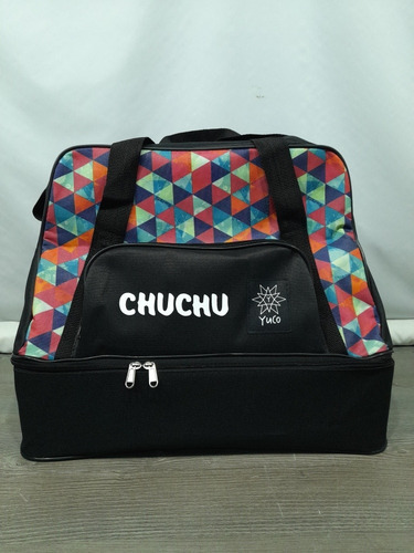 Imagen 2 de 3 de Bolso Patin Cajón Estampado Yuco + Cubrebota + Personalizado