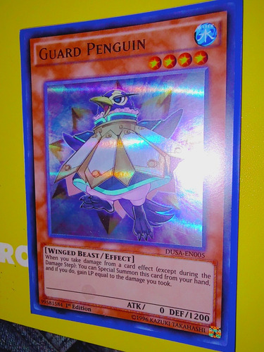 Yugioh! Guard Penguin Ultra Rare Dusa-en005 1st Edition 