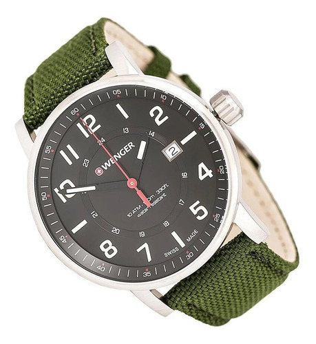Imagen 1 de 8 de Reloj Wenger Attitude Correa Nylon Verde