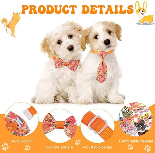 100 Piezas De Collar De Pajarita Para Perro, Incluye 40 Corb