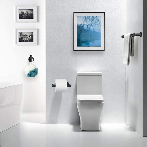 Set Accesorios De Baño Kit Juego 6 Piezas Ac Inox Negro