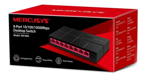 Imagen 6 de 6 de Switch Mercusys MS108G serie LiteWave