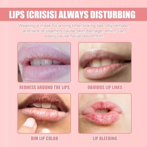 Lipgloss - 5 unidades de bálsamo labial de color hidratante para labios muy  secos, bálsamo de labios para labios muy secos, bálsamo para labios