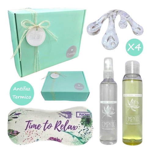 Kit Mujer Box Caja Regalo Relax Aroma Jazmín Zen Set Spa N96