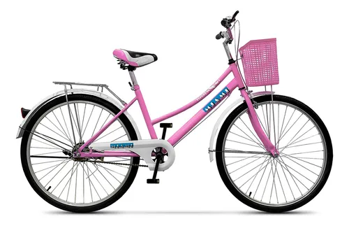 comprar Bicicleta paseo femenina Expert Bikes Miami R26 color rosa\u002Fblanco