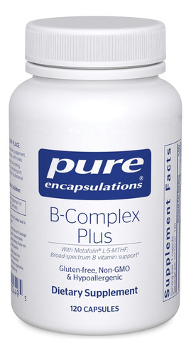 Pure Encapsulations B Complex Plus Complejo B X 120 Cáps