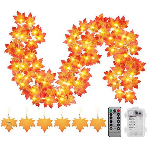 Guirnaldas Luminosas - Thanksgiving Decorations Fall Garland