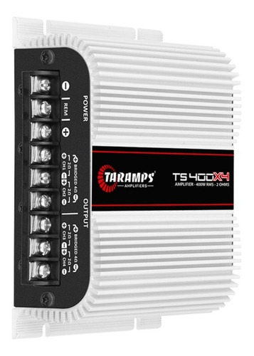 Imagem 3 de 5 de Módulo Taramps Ts400x4 Ts 400 400w Rms Amplificador 4 Canais