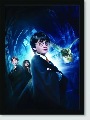 Quadro Decorativo Emoldurado Filme Harry Potter e a Pedra