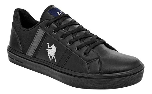 Tenis American Polo 2428 Para Mujer Color Negro E6