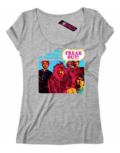 Remera Mujer Zappa 4 Mothers Of Invention Digital Stamp Dtg