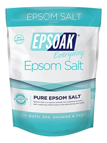 Epsoak Sal De Epsom 2 Libras. Usp Sulfato De Magnesio