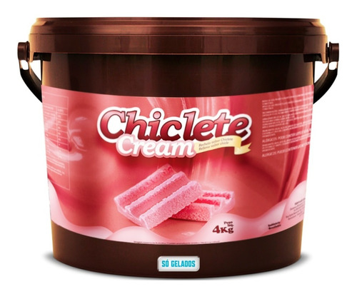 Chiclete Cream - Recheio De Creme De Chiclete Doremus 4kg 