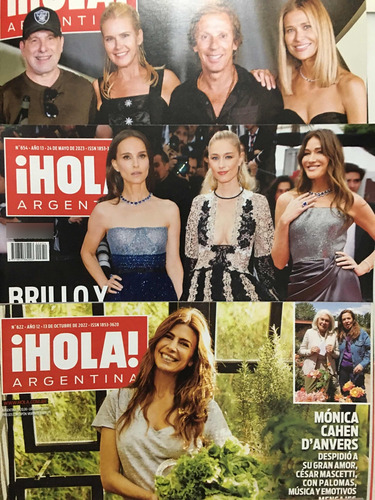 Pack 10 Revistas Hola Argentina Usadas (Usado)