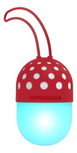 Bocina Bluetooth Led Rojo Hypergear