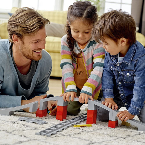 Lego Duplo Tren Puente Y Vías 10872 Bloques De Construcción
