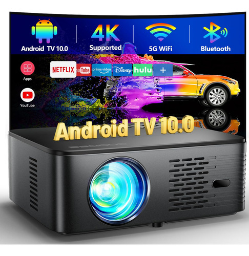 Proyector 4k Compatible Con 5g Wifi Bluetooth, Cibest Androi