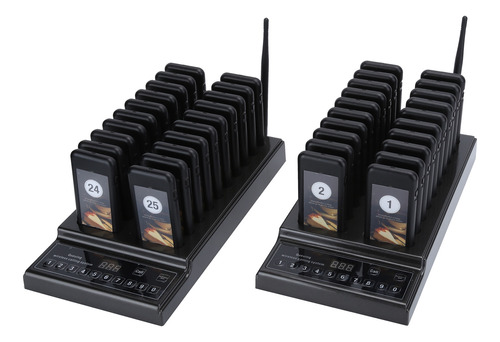 Sistema De Llamadas Inalámbrico Restaurant Pager Dual Host 2