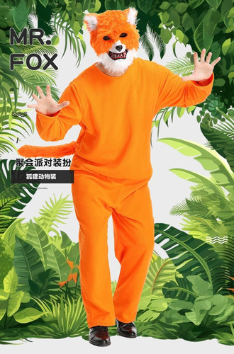 Sly Mr. Fox Cos Costumes Fox Dress Up Acting Costumes