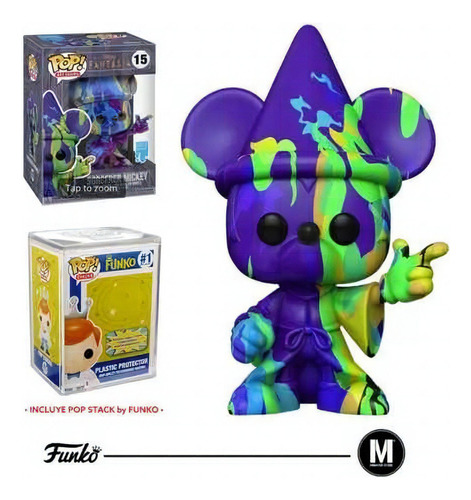 Funko Pop Mickey Mouse Art Series Sorcerer Mickey #14 & #15