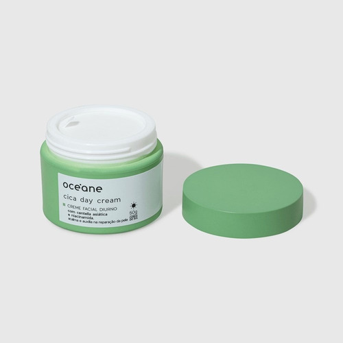 Creme Facial Diurno Océane Cica Day Cream 50g Momento De Aplicação Dia Tipo De Pele Normal