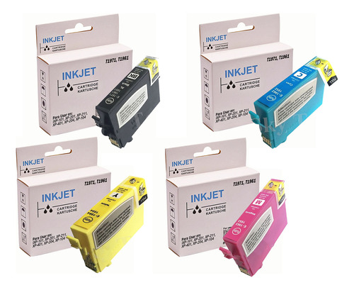 4 Cartuchos  Para Epson Xp-101 Xp-201 Xp-211 Xp-401 Xp-411