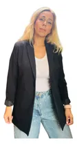 Comprar Saco Blazer Mujer Largo Entallado Forrado Dama
