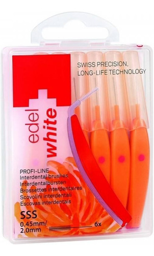 Escova Interdental Edel-white Ew-id6 -sss - 2.0 Mm, 0,45 Mm