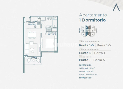 Venta Apartamento 1 Dormitorio A Estrenar Atelier By Le Parc