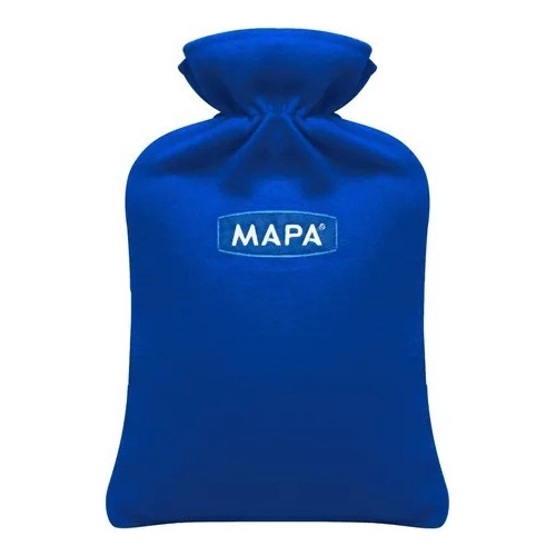 Bolsa De Agua Caliente Mapa Con Funda 100% Polyester 2lts