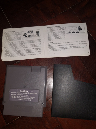 Juego Super Mario Bros+ Duck Hunt Nintendo (orig/usa) Manual (Usado)
