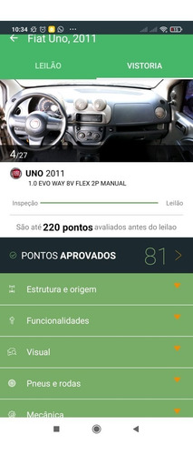 Uno Way 2012 - Completo - 110 Mil Km