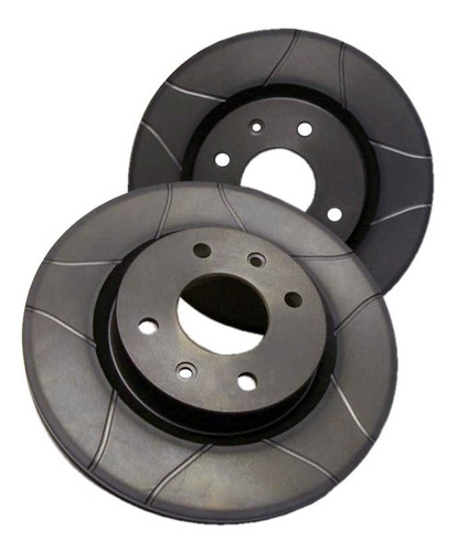 Par Disco Brembo Max Ranurado Sólido Bmw Serie 3 E46 Tras