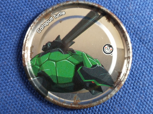 Yu Gi Oh Tazos Silver X Años #47 Sabritas'96 Catapult Turtle