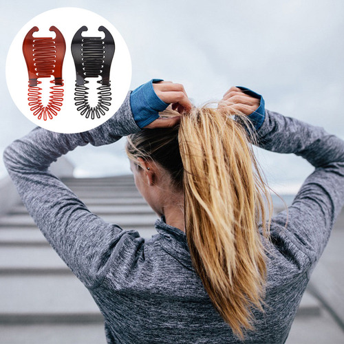 Wh Broches Para Mujer Con Forma Cola Caballo Con Clip Ver