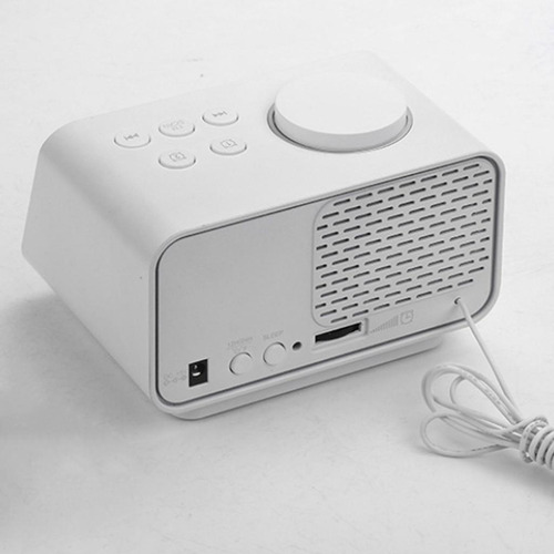 Despertador Digital Carga Usb Dual Despertador Blanco
