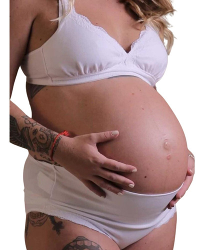 Bombacha Maternal Embarazada Algodón Reforzada