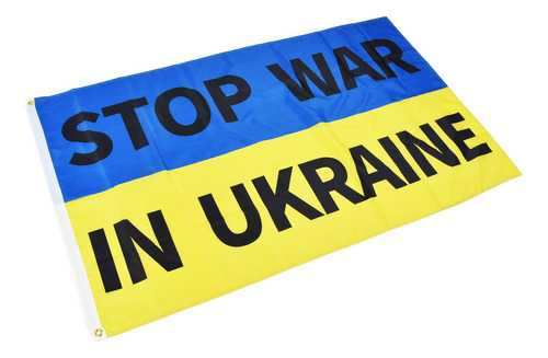 Bandera De Ucrania Resistente A La Decoloración, Colores Viv
