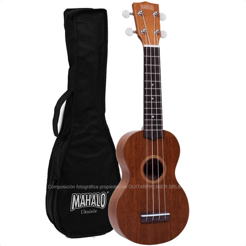 Ukelele Soprano Profesional Mahalo Serie Java Funda Pua