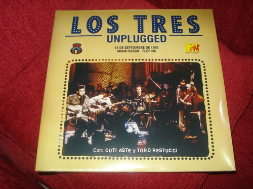 Imagen 1 de 2 de Vinilo Los Tres / Unplugged (nuevo Y Sellado) 2 Lp