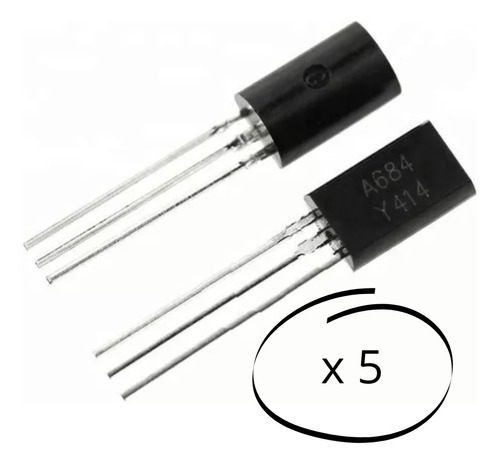 A684 2sa684 Nte294 Transistor ( Pack 5 Pzas ) 