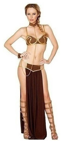 Disfraz De Princesa Leia Slave Para Cosplay
