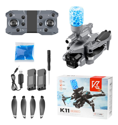 1 Drone Profesional Con 3 Cámaras Motor Brushless + 2