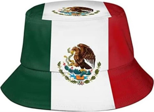 Divertido Bandera Mexicana México Sombreros Cubo Moda Gorra