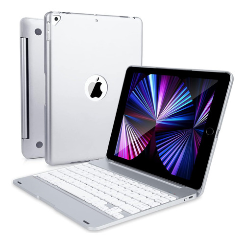 Funda Con Teclado Capnew / Para iPad 9.7 /bluetooth/silver