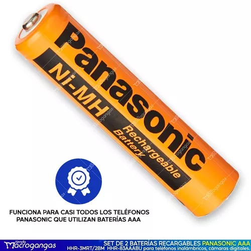 Bateria Pila Aaa Recargable Telefono Panasonic 1.2v 830mah