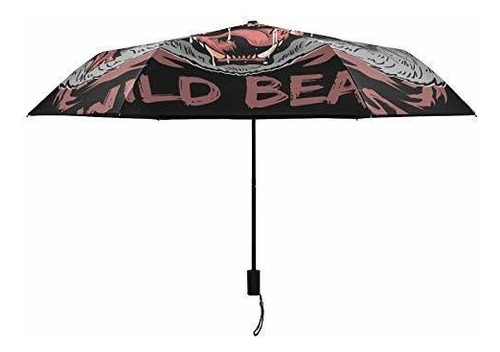 Sombrilla O Paraguas - Wild Beast Scary Cat Umbrella Compac