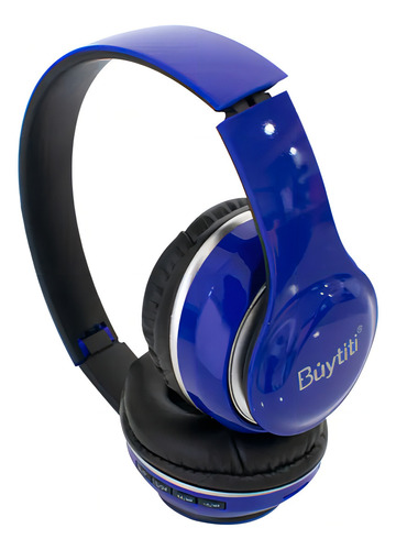 Audifonos Diadema Bluetooth Fm, Sd, Buytiti Audst66a Color Negro