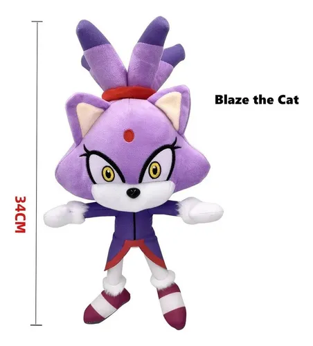 Peluche De Peluche Sonic The Hedgehog Blaze The Cat, 35 Cm