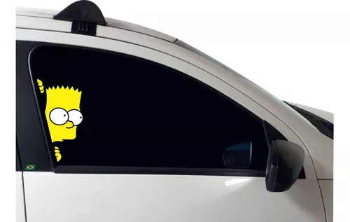 Adesivo bart simpsons motorista / Bart chapado / Carro / Caminhão/ lombrado  em Promoção na Americanas